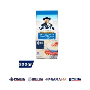 QUAKER QUICK COOKING OATMEAL 200GR