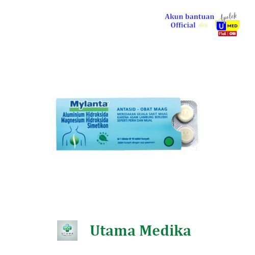Mylanta Strip Isi 10 Tablet