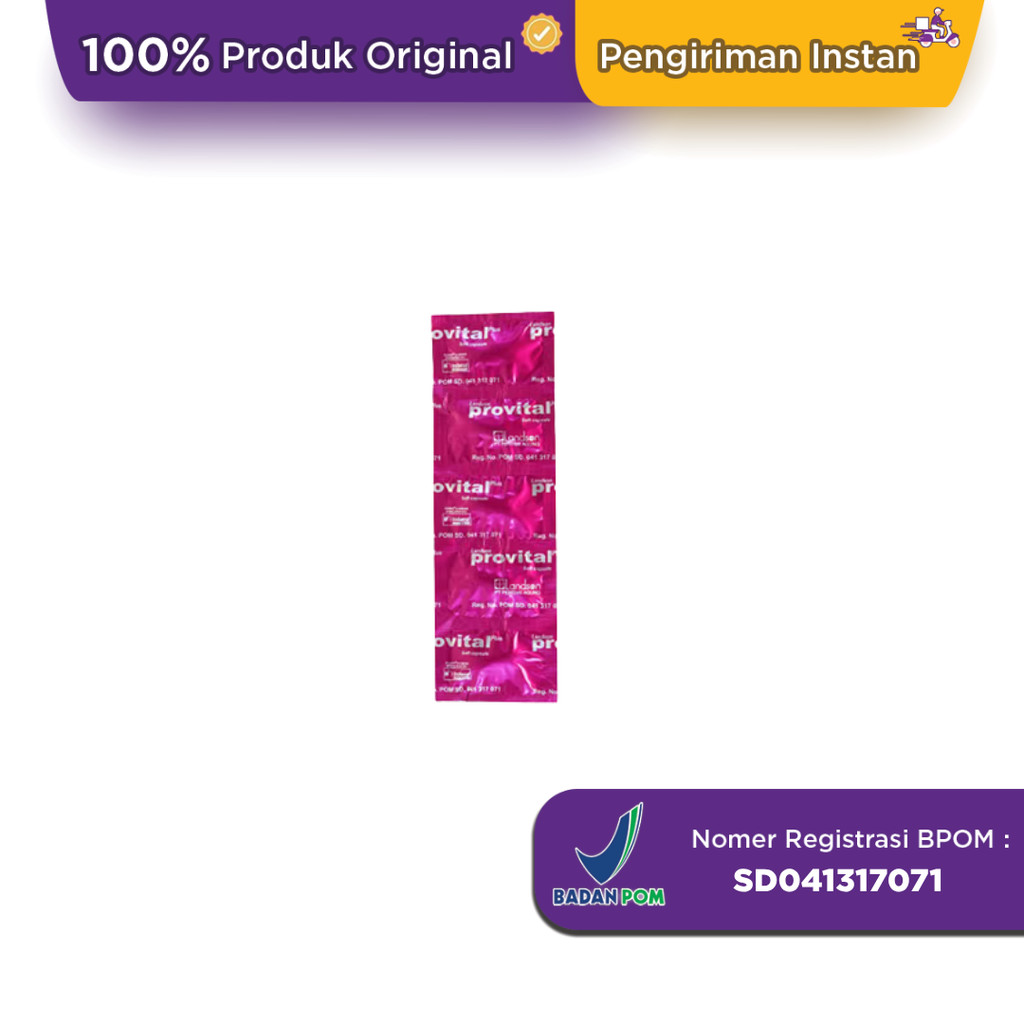 Provital Plus 5 Kapsul - Halodoc