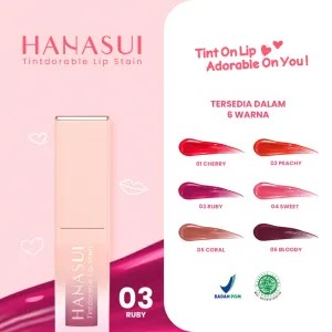 Hanasui Tin Lipstain - 03 Ruby