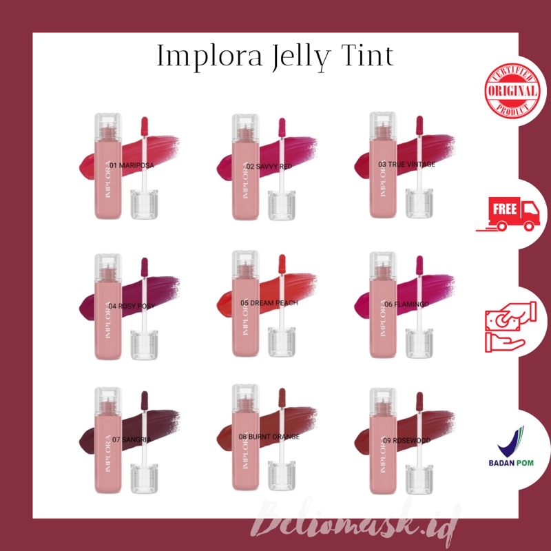 Implora Jelly Tint 5ML ORIGINAL BPOM