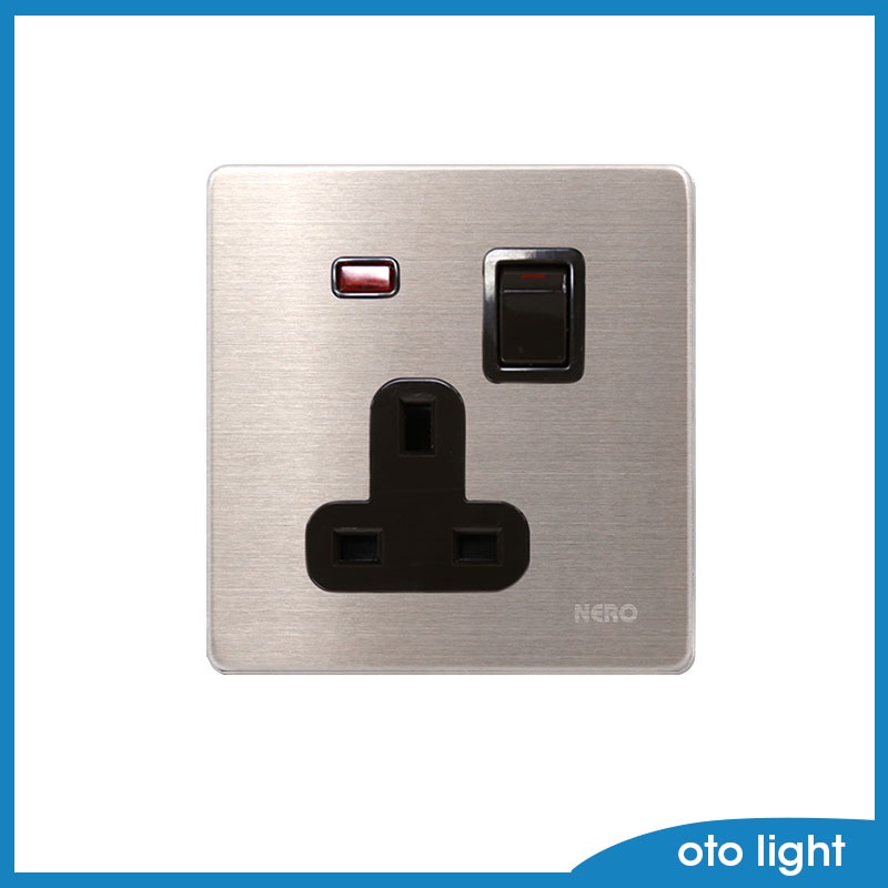 Stopkontak AC Stainless - V81311VD