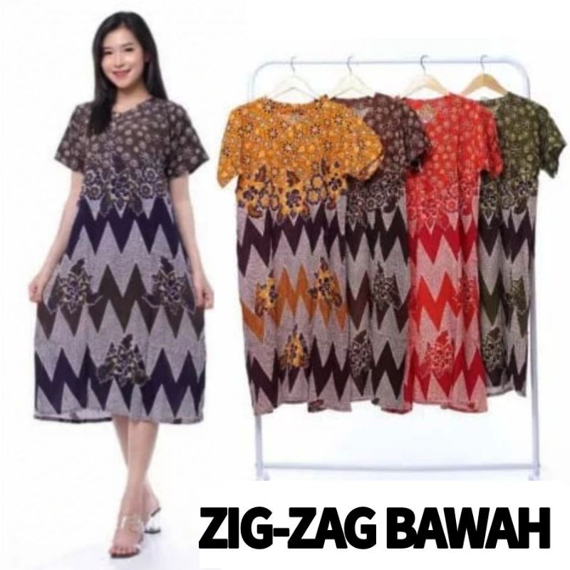 DASTER Batik Zigzag Bawah Viral