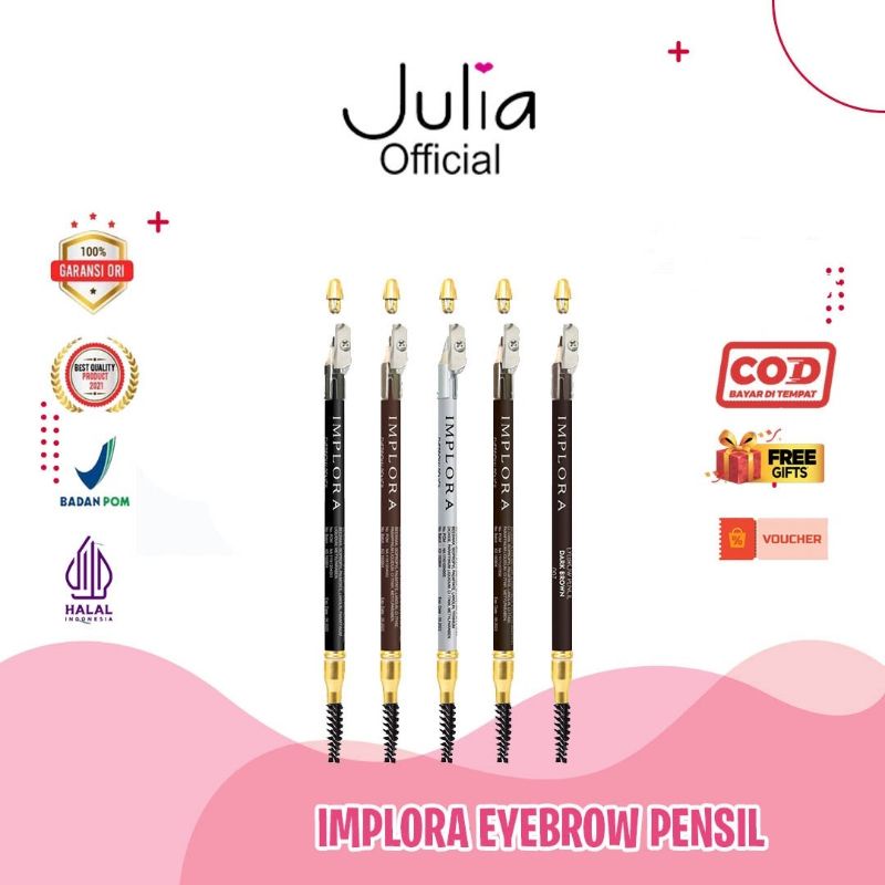 Implora Pensil Alis - Implora Eyebrow Pensil Original BPOM