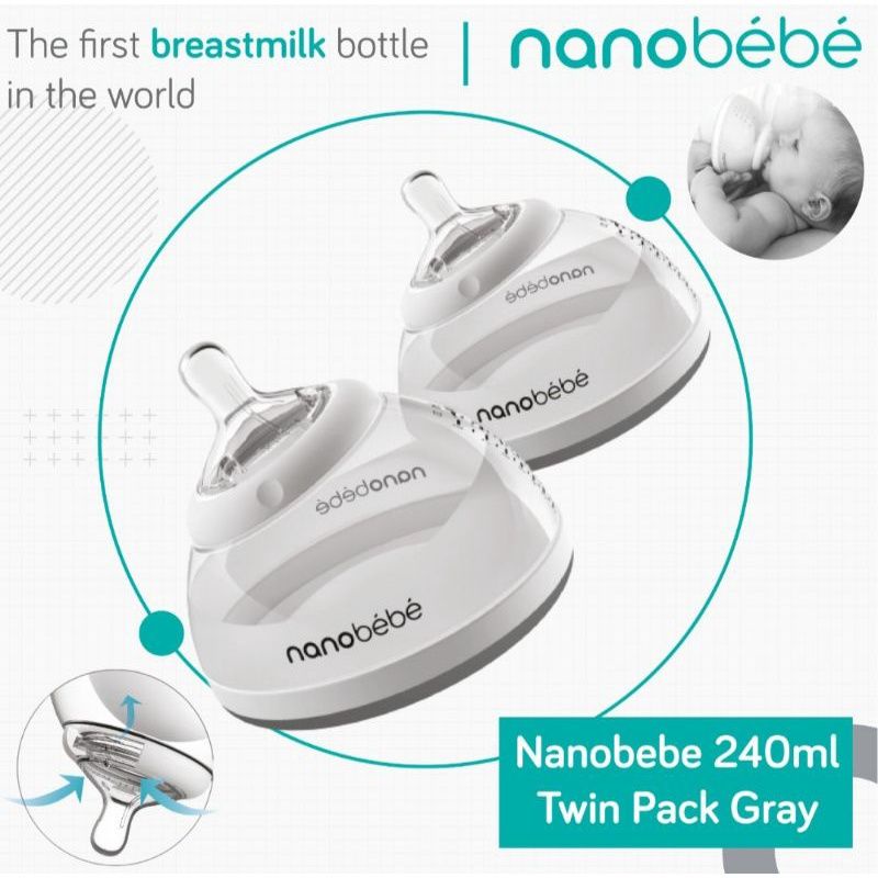 NANOBEBE 240ml twin pack