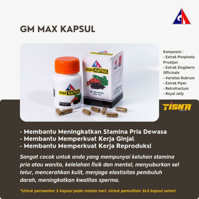 GM max kapsul