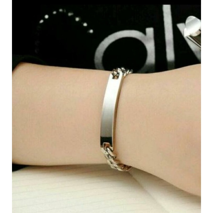 gelang plat rantai