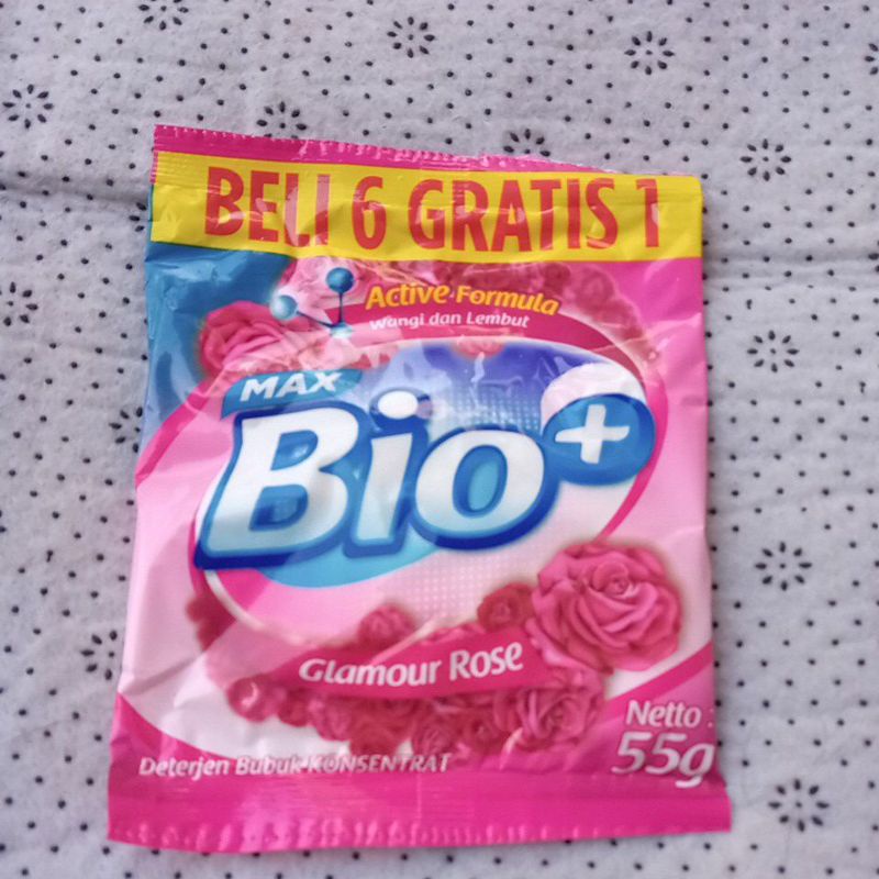 Deterjen Bubuk Konsentrat Bio+ 55gr