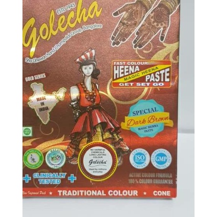 Henna Golecha Drack Bronw Original