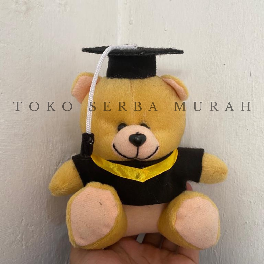 Bear Toga Wisuda 13cm sovenir