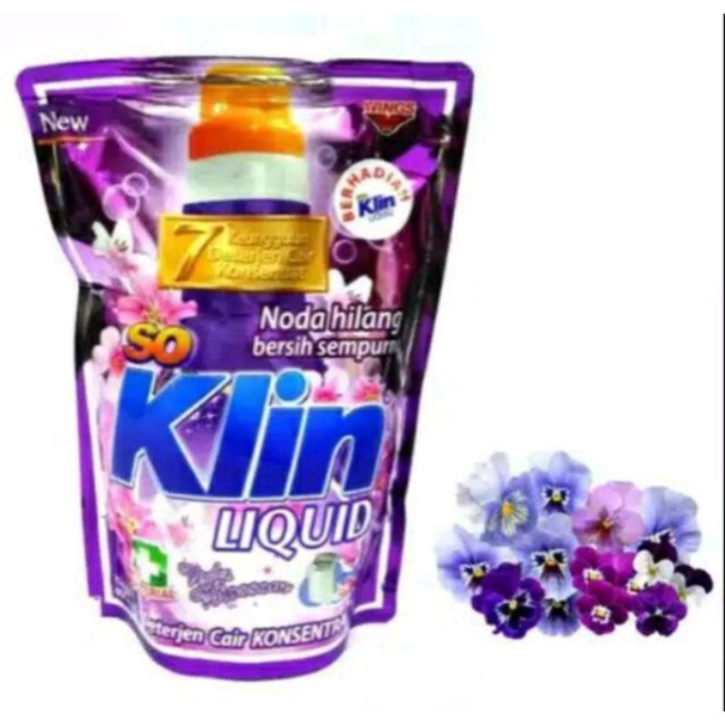 So klin liquid detergen cair konstentrat