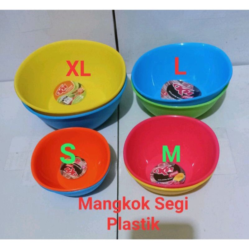 mangkok plastik segi