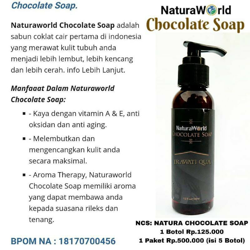 Natura Chocolate soap