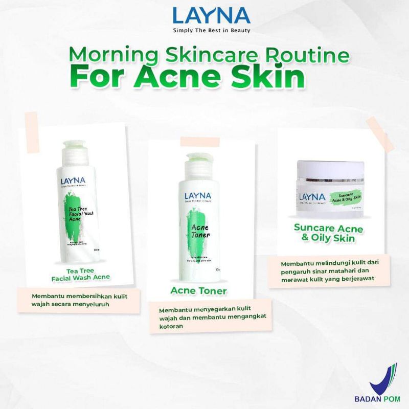 PAKET LAYNA ACNE/JERAWAT