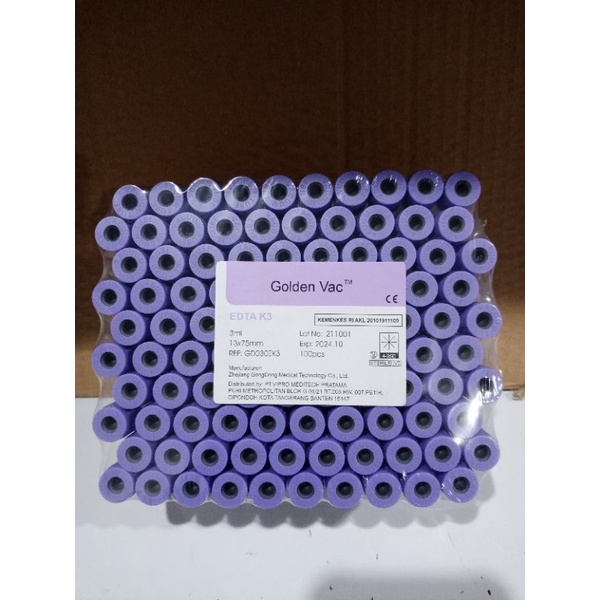 Tabung edta glass 3ml