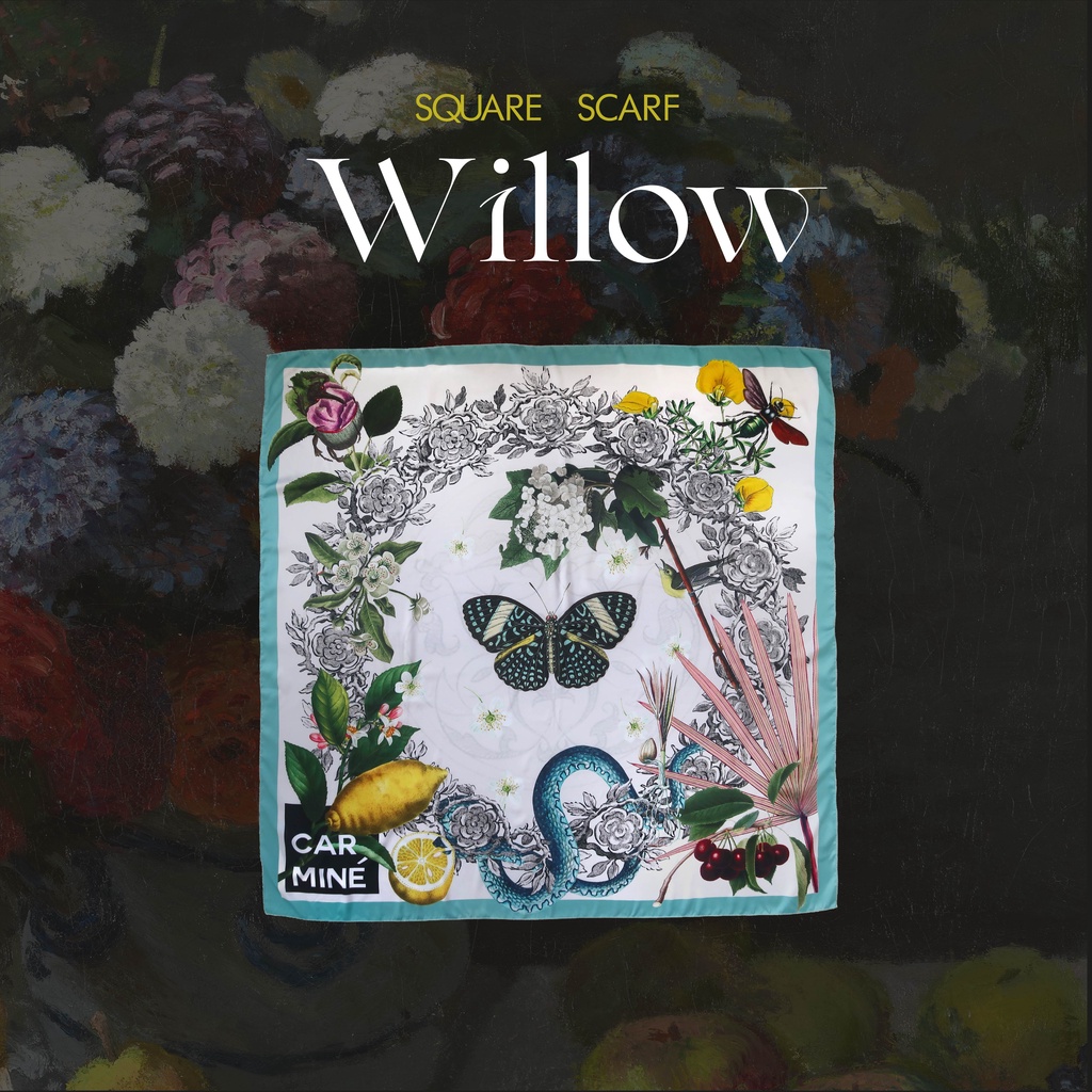 Willow Silky Satin Scarf