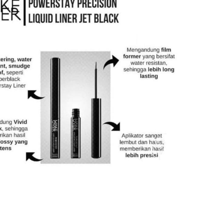 GRATIS ONGKIR✅Make over Hyperblack Superstay liner|SQ4