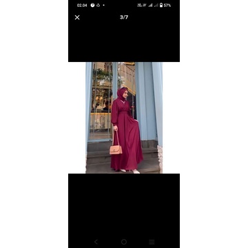 Gamis polos cantik