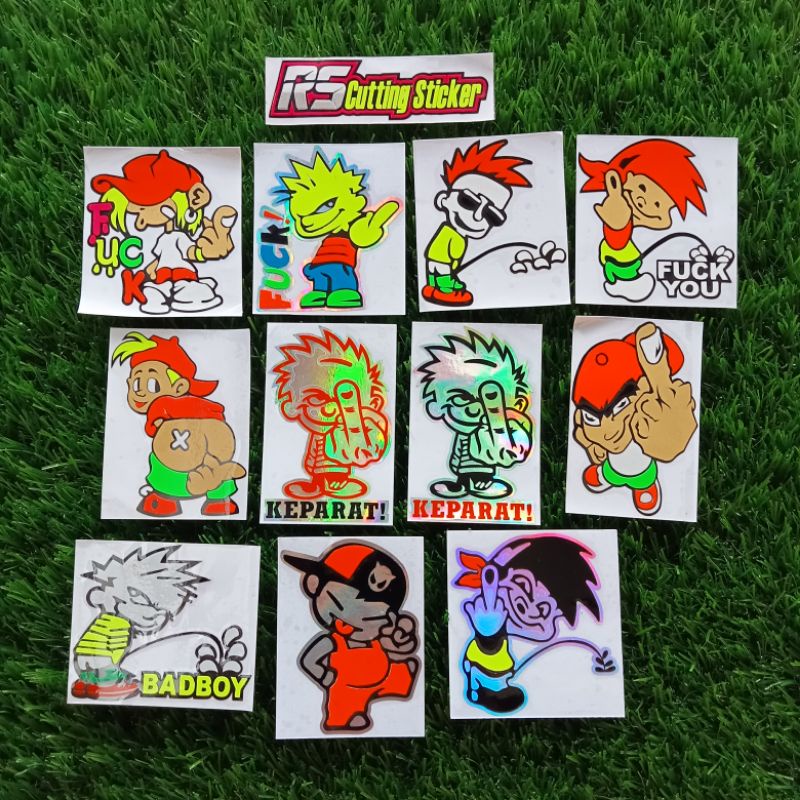 STICKER CUTTING BAD BOY CAMPUR