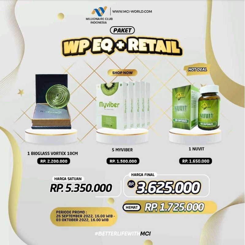 Promo Paket WP EQ+Retail MCI Original