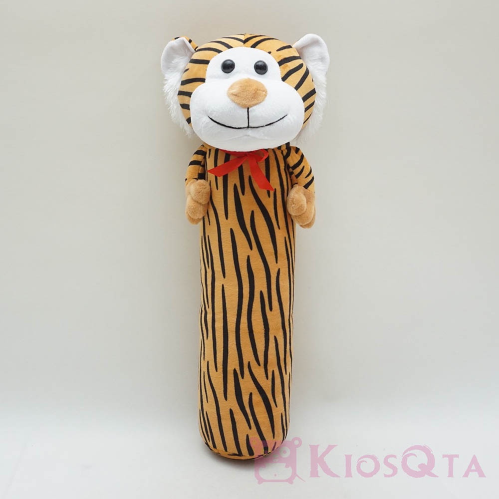 Guling boneka macan lucu kepala tangan