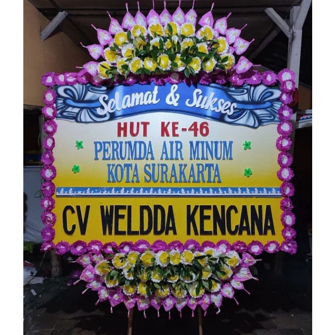Karangan Bunga SELAMAT dan SUKSES