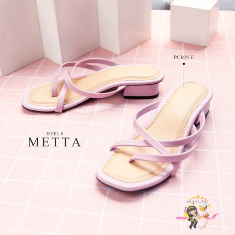 [ HEELS MURAH ] HEELS METTA