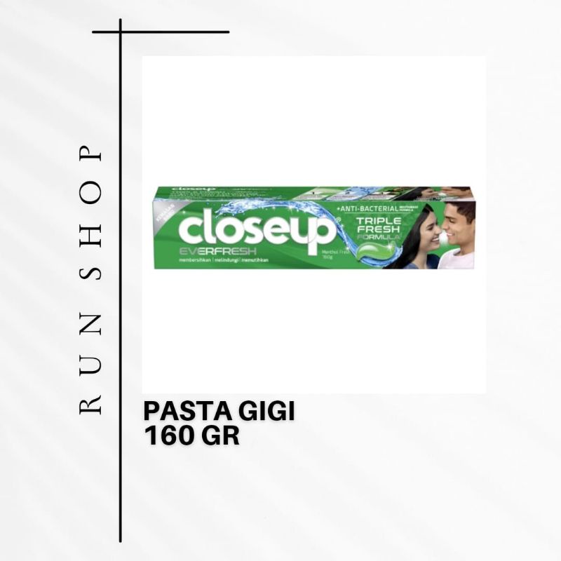 CLOSE UP TRIPLE FRESH FORMULA 160 GR