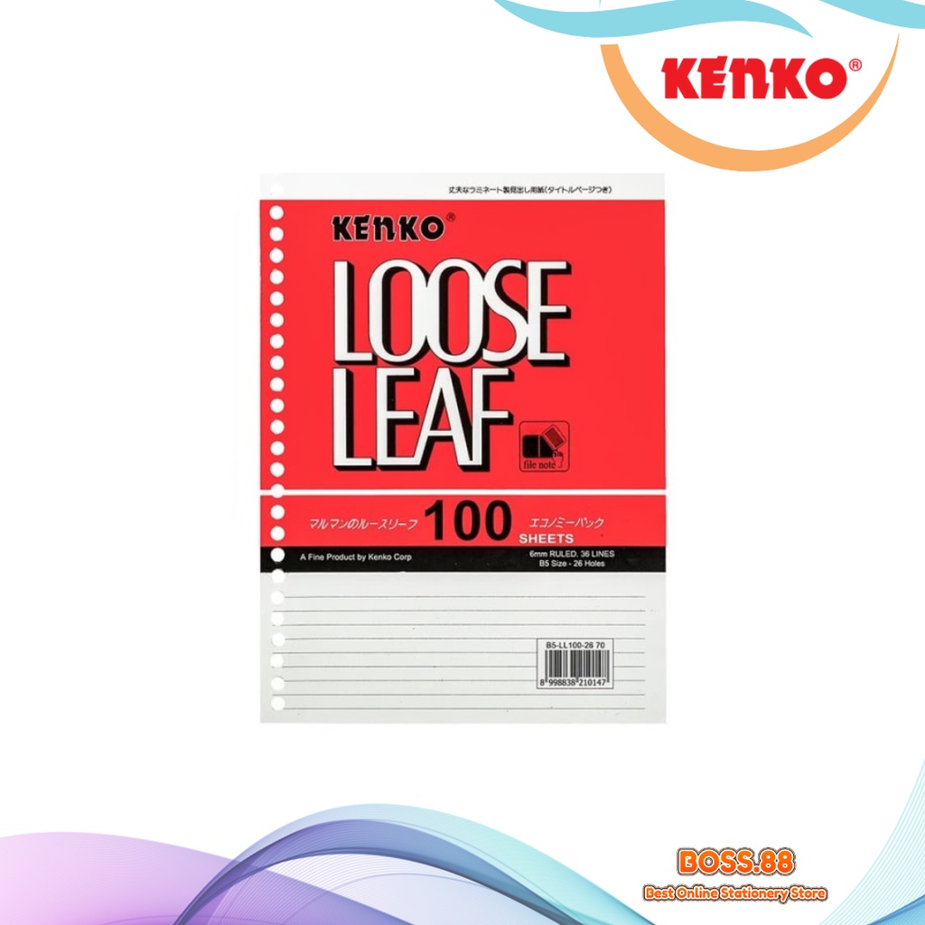 LOOSE LEAF KENKO B5-100 (1 PACK)