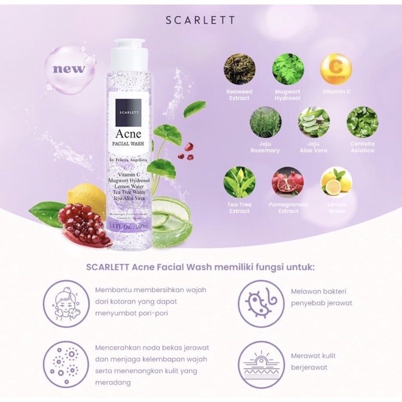 facialwash scarlet