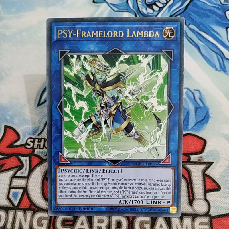 yugioh psy framelord lambda MGED rare original
