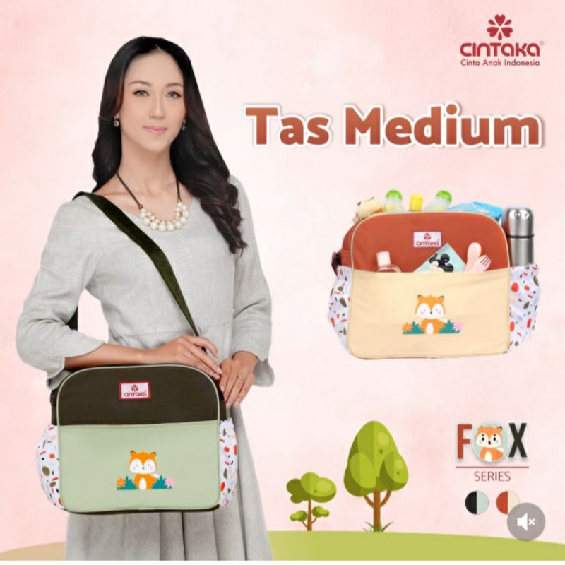 cintaka tas medium fox series