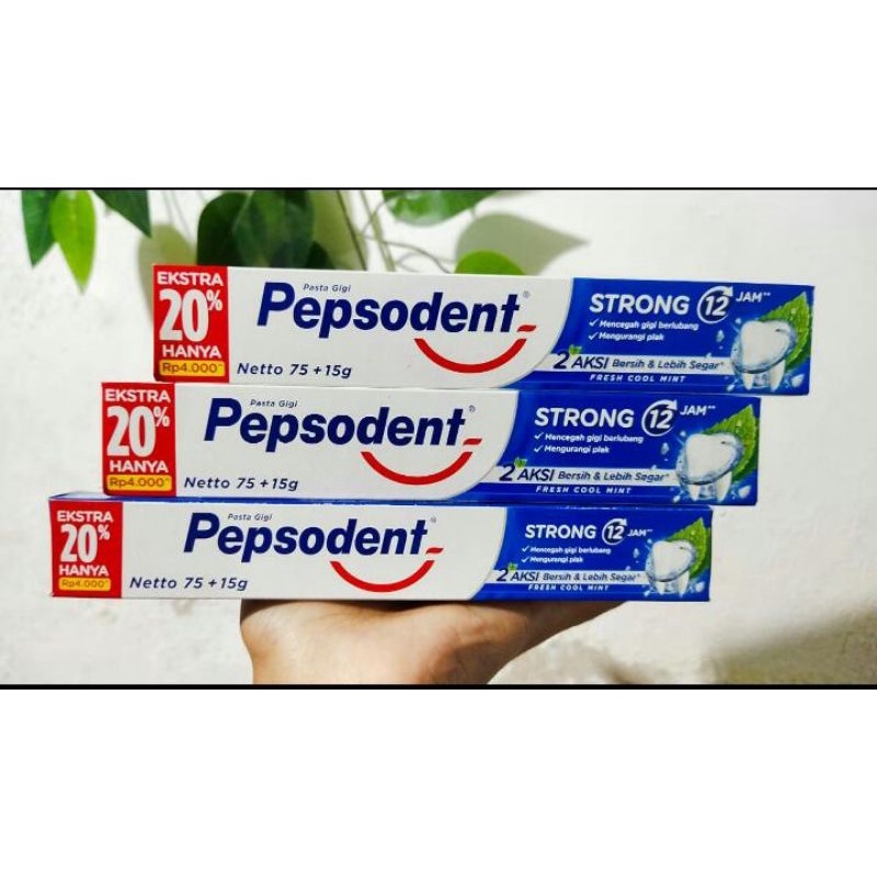 Pepsodent Strong 75gr extra 20%