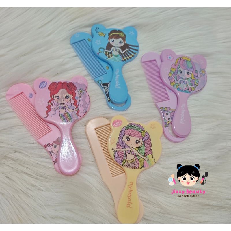 Kaca mini set sisir