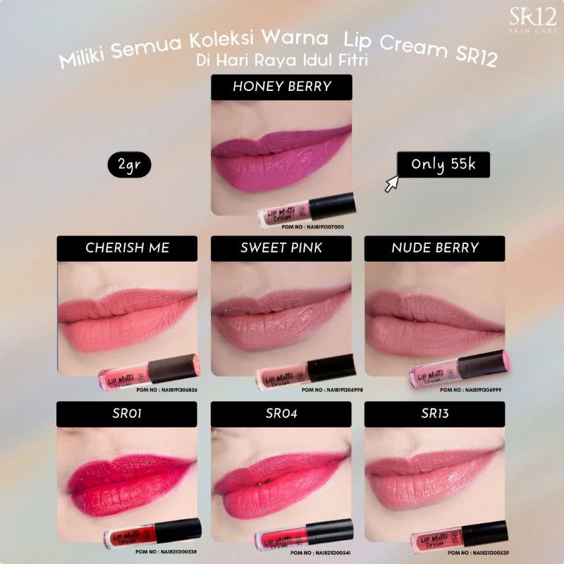 LIP MATTE CREAM MINI SR12