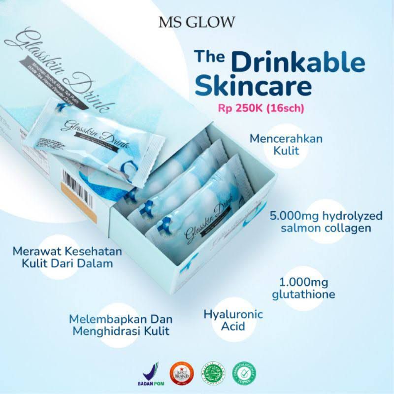 Ms glow glasskin drink