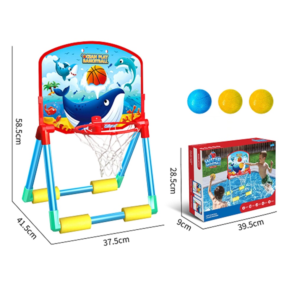 Plastic Floating Pool Basketball Hoop Summer Swimming Pool Game for Rectangular pool