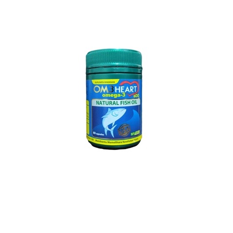Suplemen makanan OM3HEART 60 Capsules