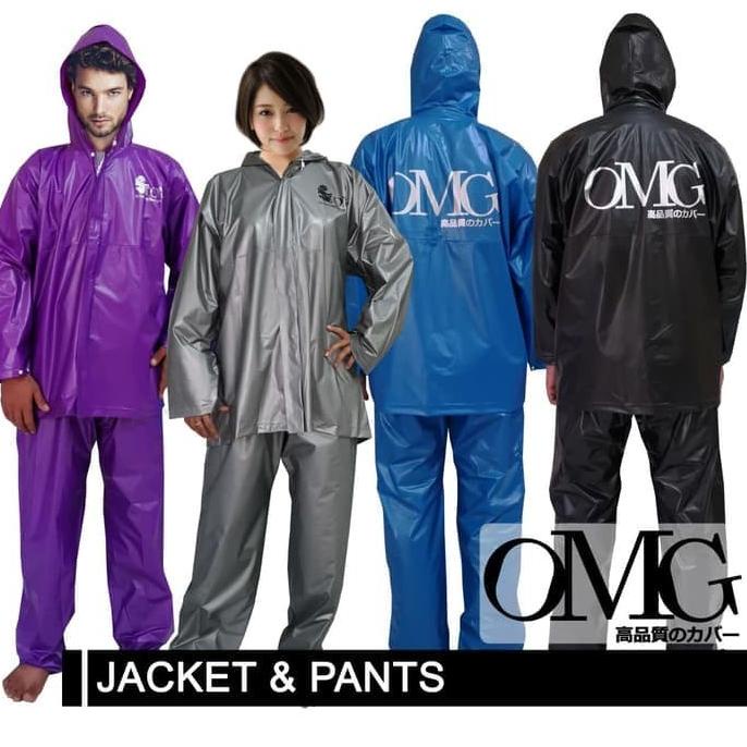 Jas Hujan OMG Jacket & Pants Set