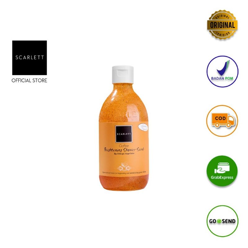 Scarlett Shower Scrub Coffee