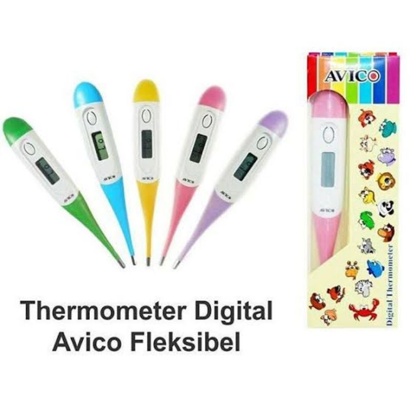 Termometer digital ketiak FLEKSIBEL Avico