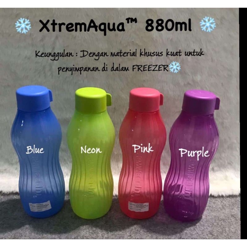 botol 880 ml tupperware , sisa pink