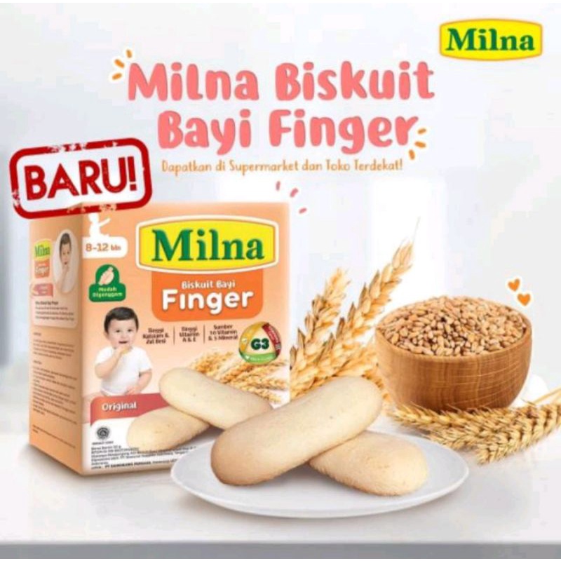 Milna Biskuit Finger 52gr
