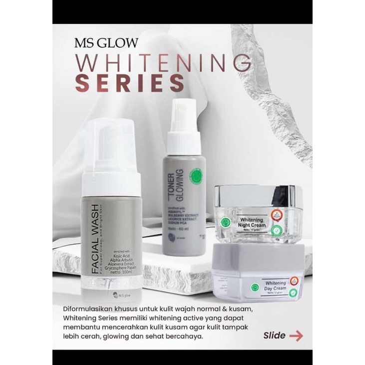 Ms Glow Paket WHITHENING SERIES