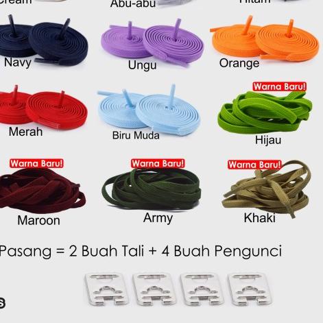 Tali Sepatu Elastis Hitam