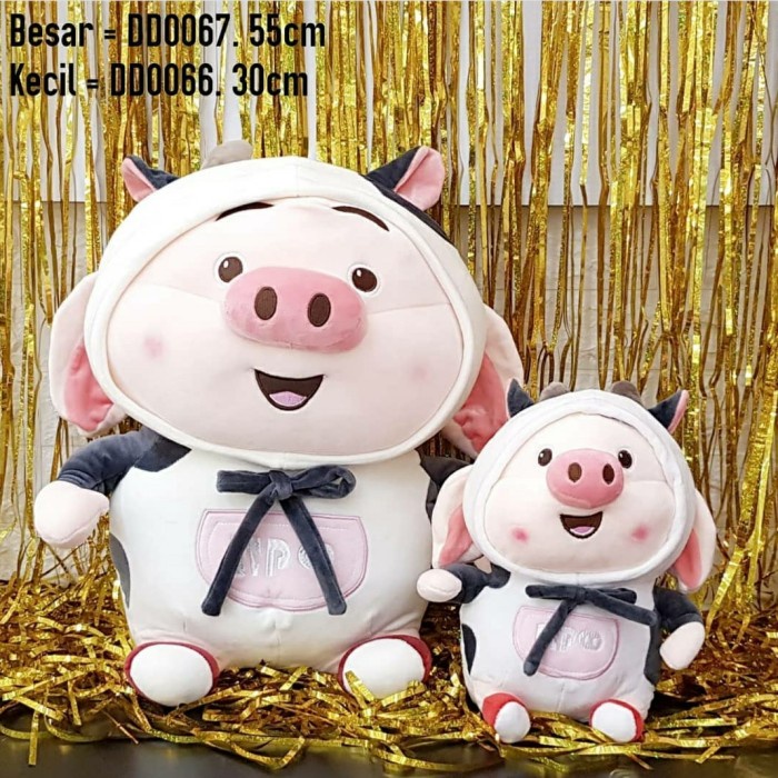 Cantik Boneka Piggy Sapi Cute Limited