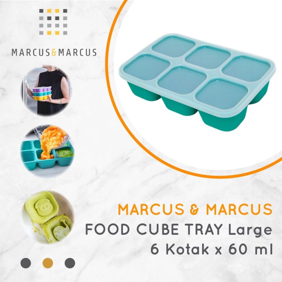 Marcus & Marcus - Food Cube Tray (GREEN)