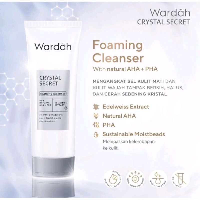 crystal secret foaming clenser