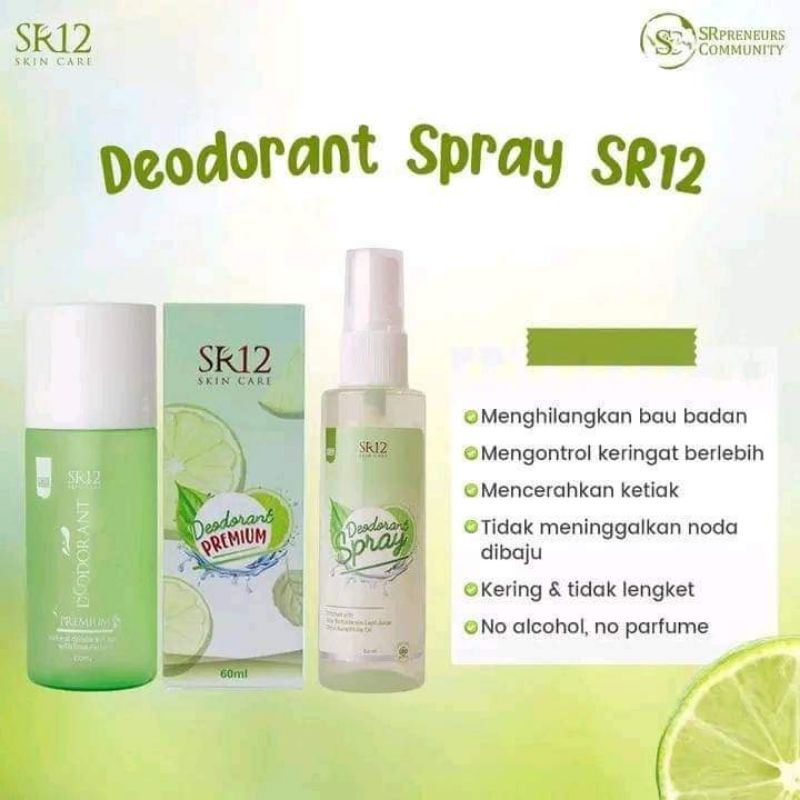 Deodorant SR12 BPOM HALAL
