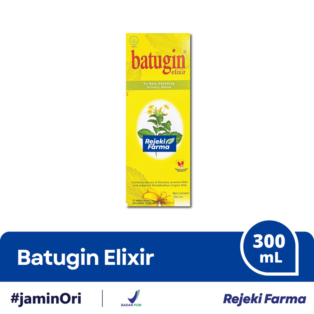 BATUGIN ELIXIR 300 ml - Obat Batu Ginjal 300ml
